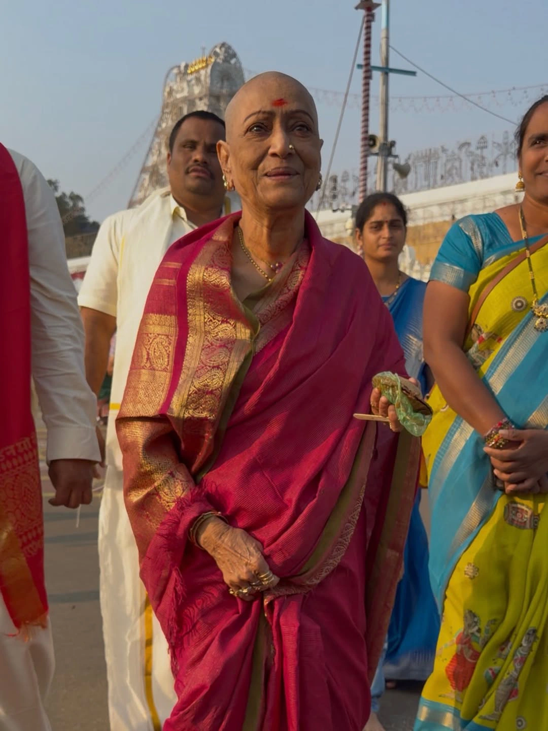 Senior Actress Rama Prabha Latest Photos from Tirumala