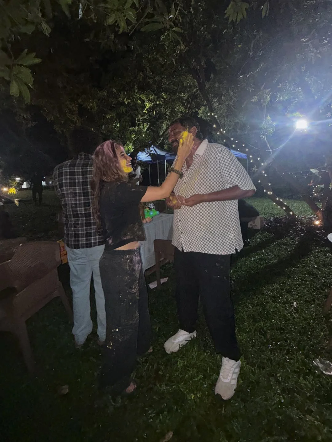 Rasha Thadani Jayakrishna Holi Celebrations