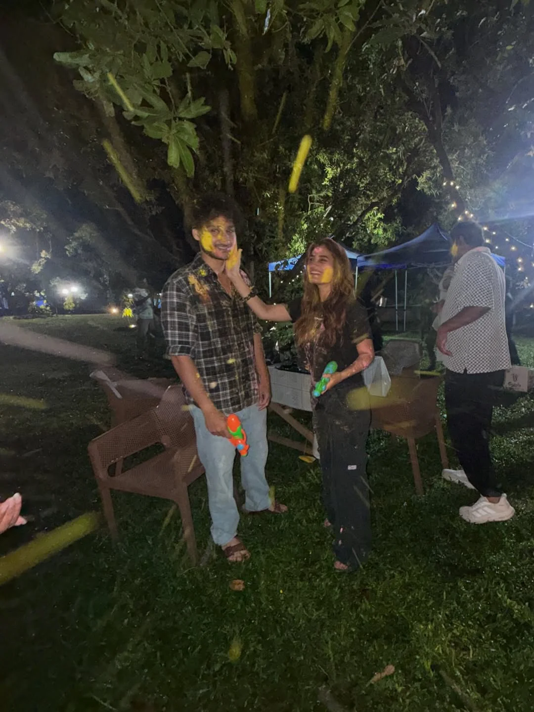 Rasha Thadani Jayakrishna Holi Celebrations