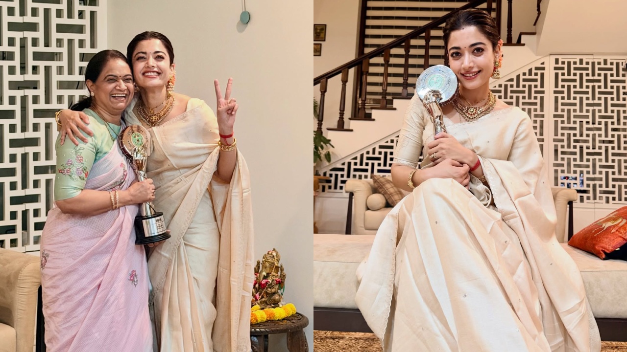 Rashmika Mandanna : గ‌ద్ద‌ర్ అవార్డుతో తెలంగాణ కొత్త కోడ‌లు.. అత్త‌తో ర‌ష్మిక క్యూట్ ఫోటోలు వైర‌ల్‌..