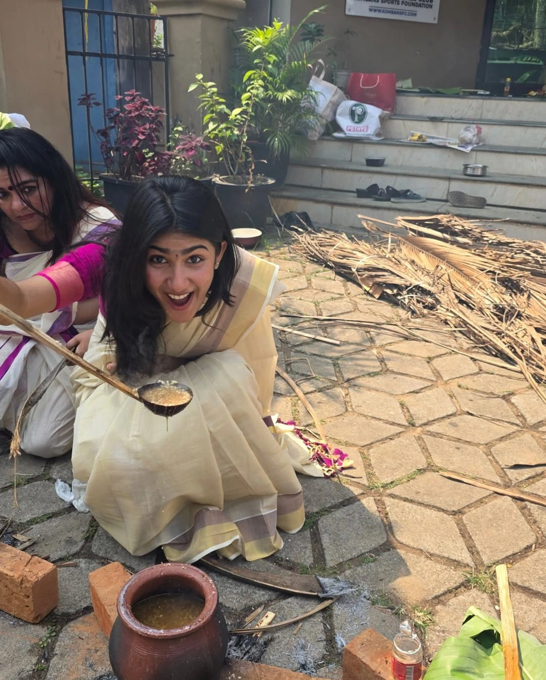 Riya Shibu Cute Photos in Saree