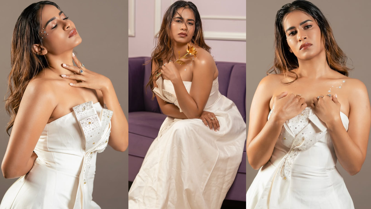 Sahithi Dasari: సాహితి దాసరి బోల్డ్ లుక్ వైరల్.. లాంగ్ స్కర్ట్‌లో అదిరిపోయే హాట్ షో