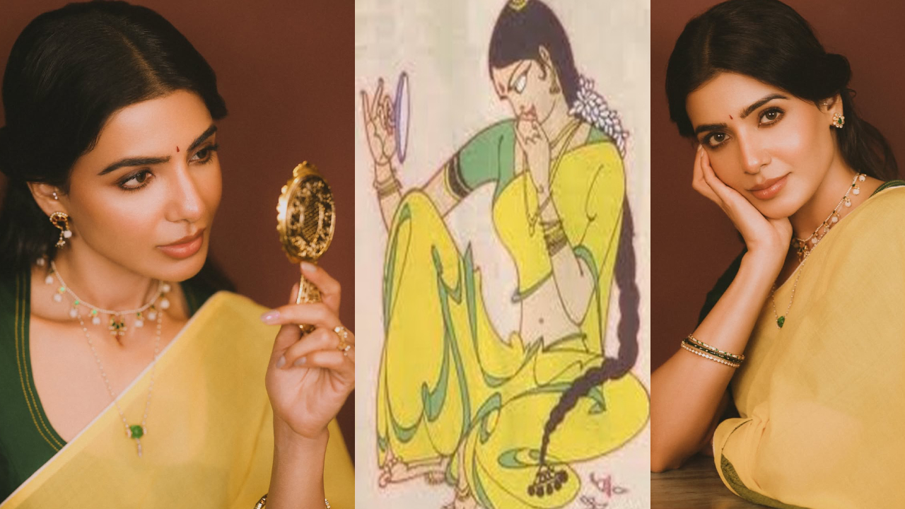 Samantha: బాపు బొమ్మ లుక్ లో సమంత.. ఎంత క్యూట్ గా ఉందో చూడండి