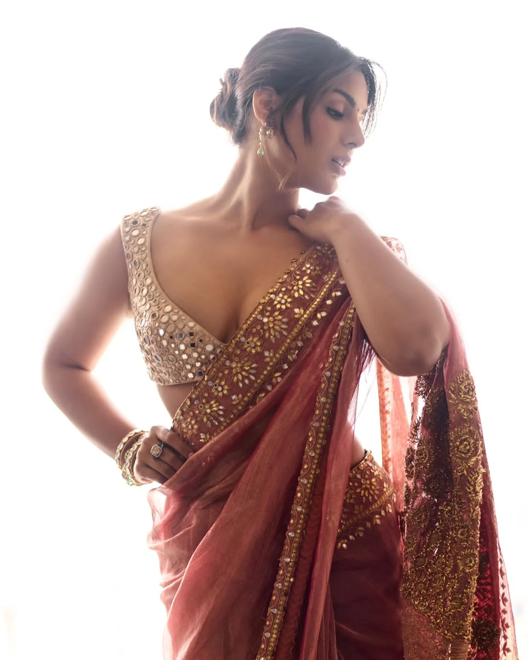 Samyuktha Menon Stunning Looks in Saree