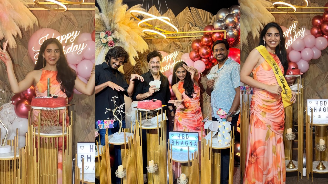 Shagna sri venun : హీరోయిన్ షగ్న శ్రీ వేణున్ బర్త్ డే సెలబ్రేషన్స్.. ఫొటోలు..