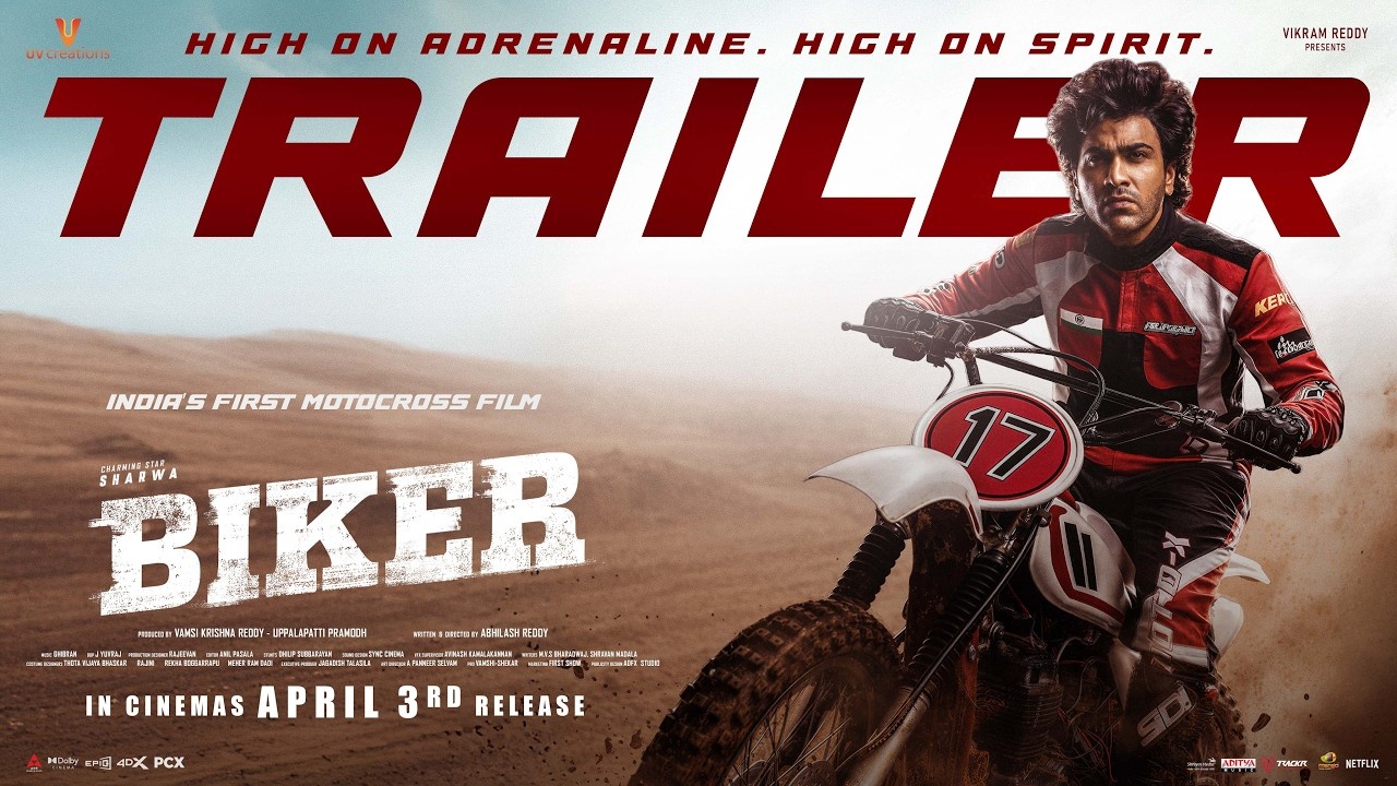 Biker Trailer : శ‌ర్వానంద్ బైక‌ర్ ట్రైల‌ర్‌.. అదిరిపోయింది..