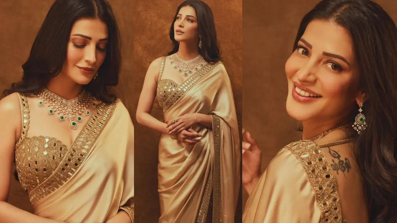 Shruti Haasan Latest Photos in a Saree