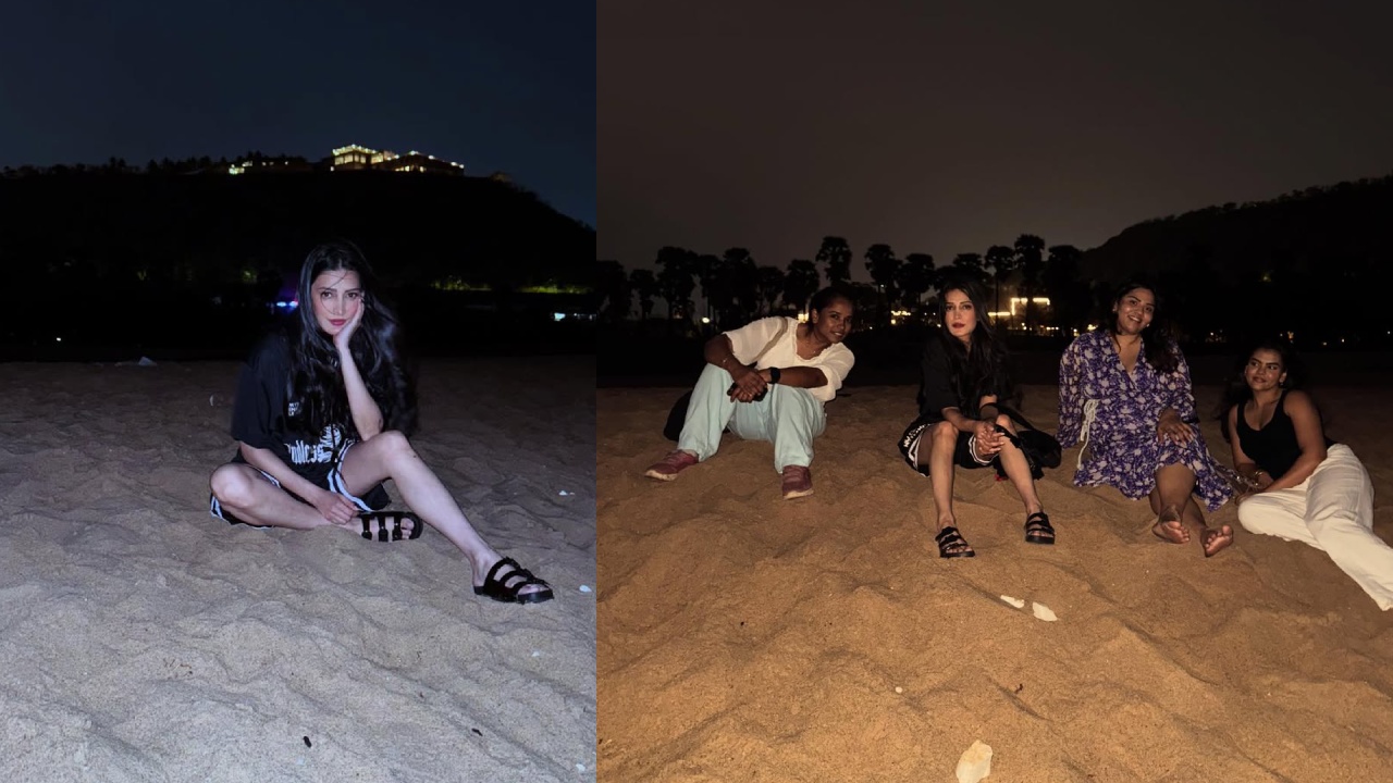 Shruti Haasan : వైజాగ్ బీచ్‌లో సేద‌తీరుతున్న శృతిహాస‌న్‌..