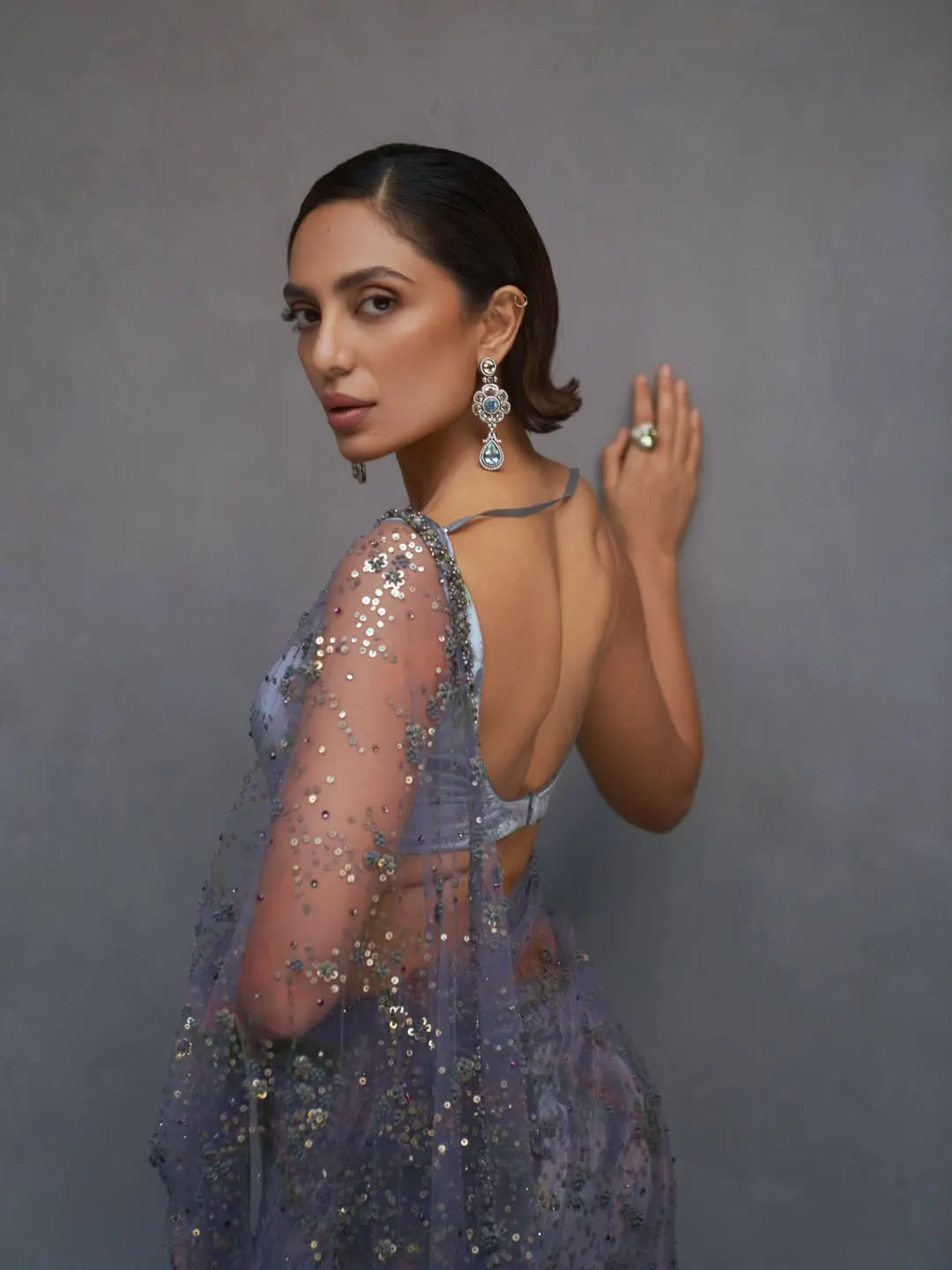 Sobhita Dhulipala Stunning Looks in Transparent Saree