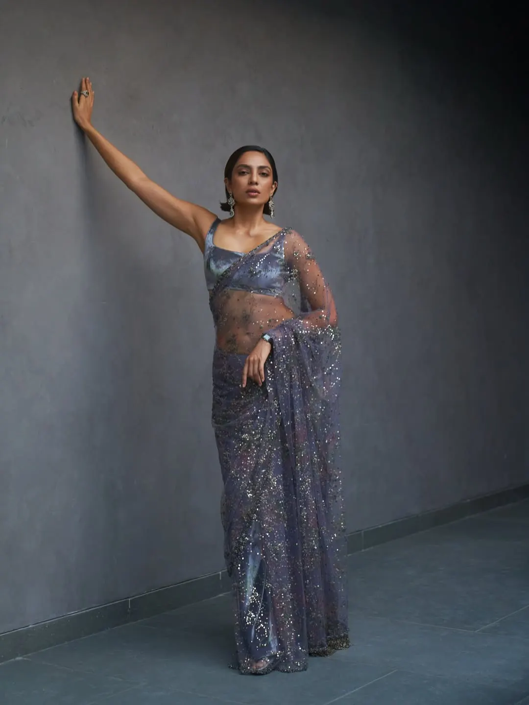 Sobhita Dhulipala Stunning Looks in Transparent Saree
