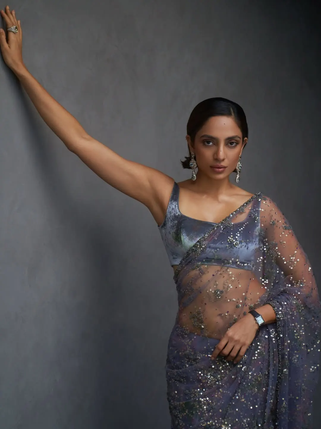 Sobhita Dhulipala Stunning Looks in Transparent Saree
