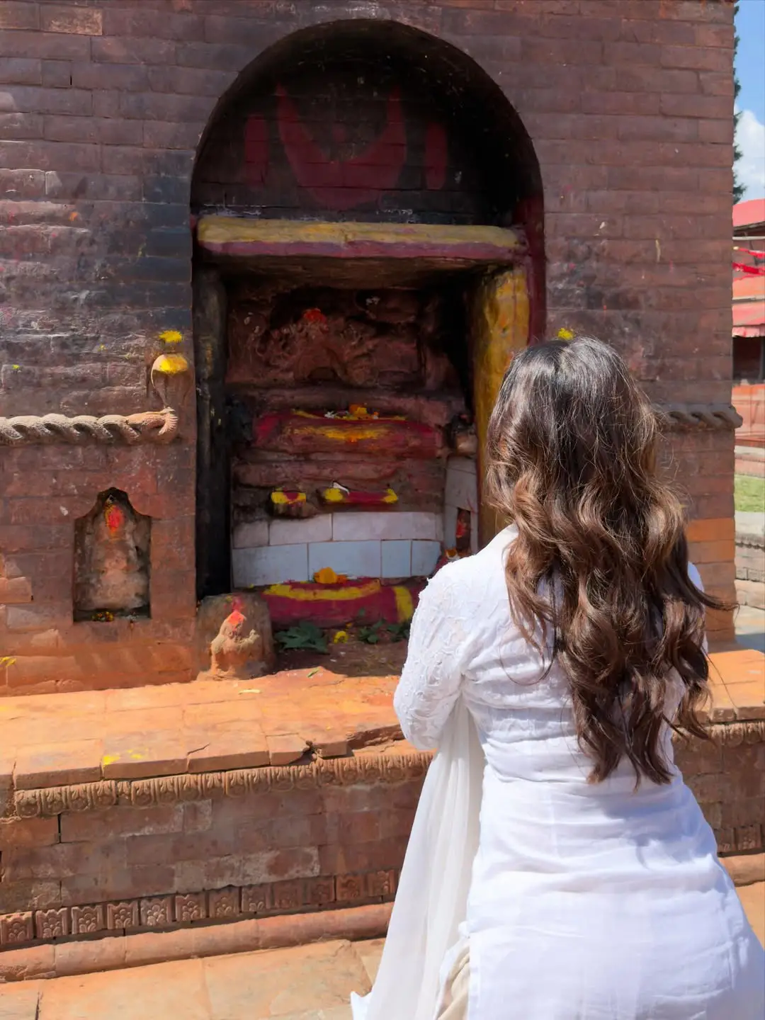 Sonal Chauhan at Pashupatinath Temple