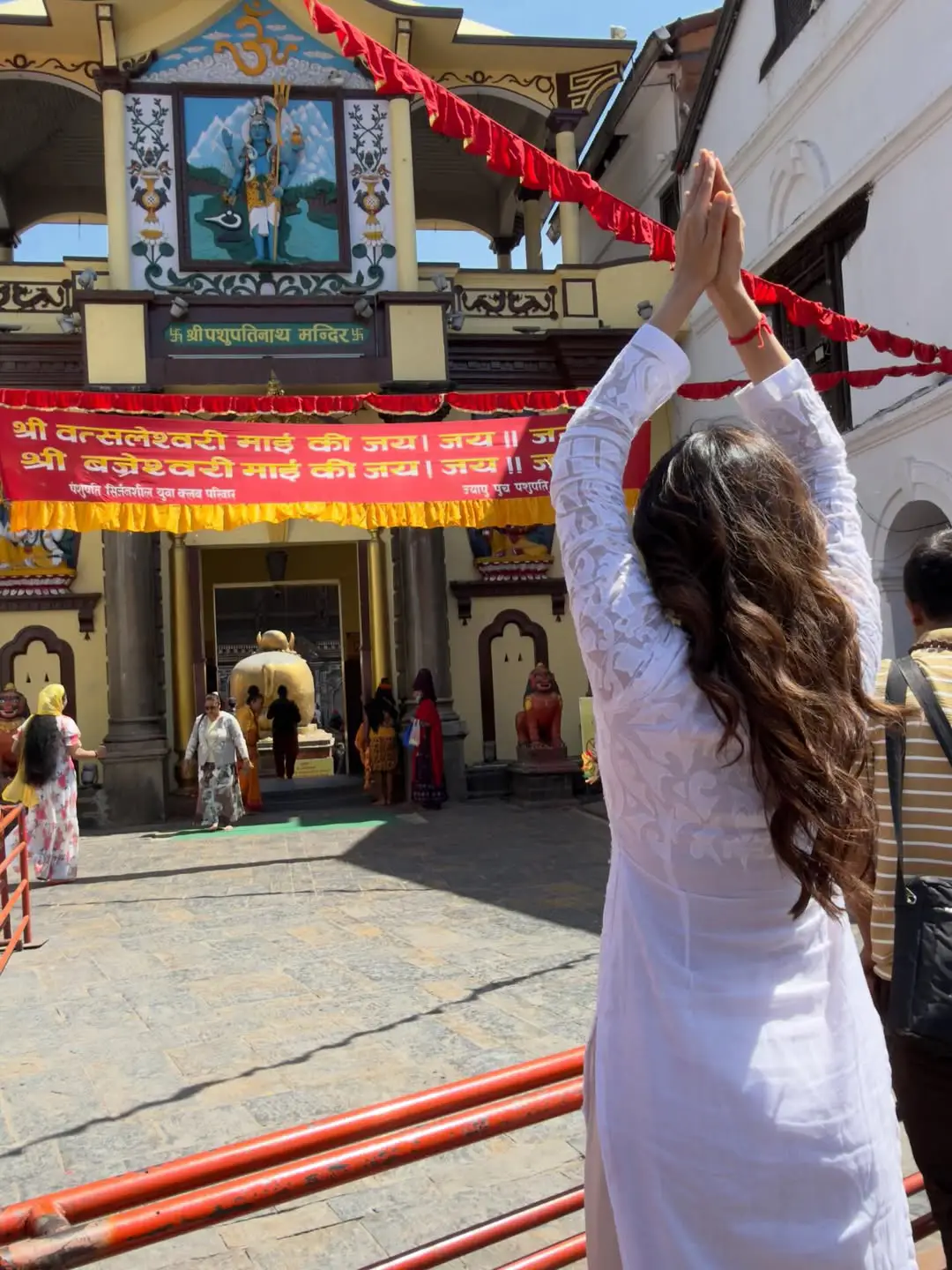 Sonal Chauhan at Pashupatinath Temple