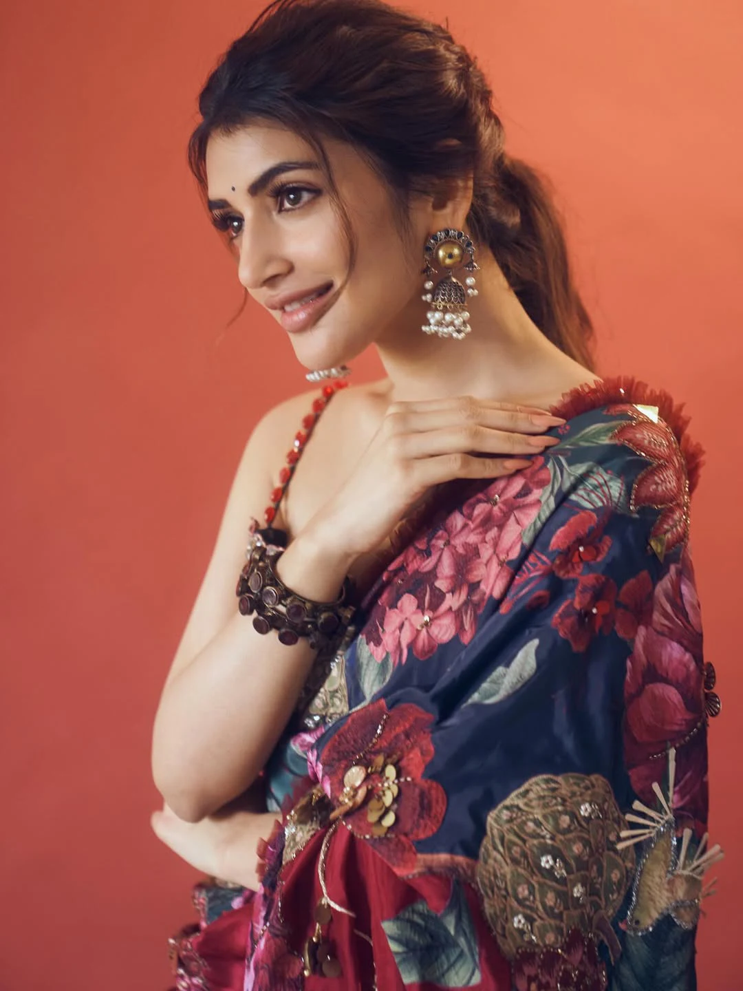 Sreeleela Cute Photos in Saree