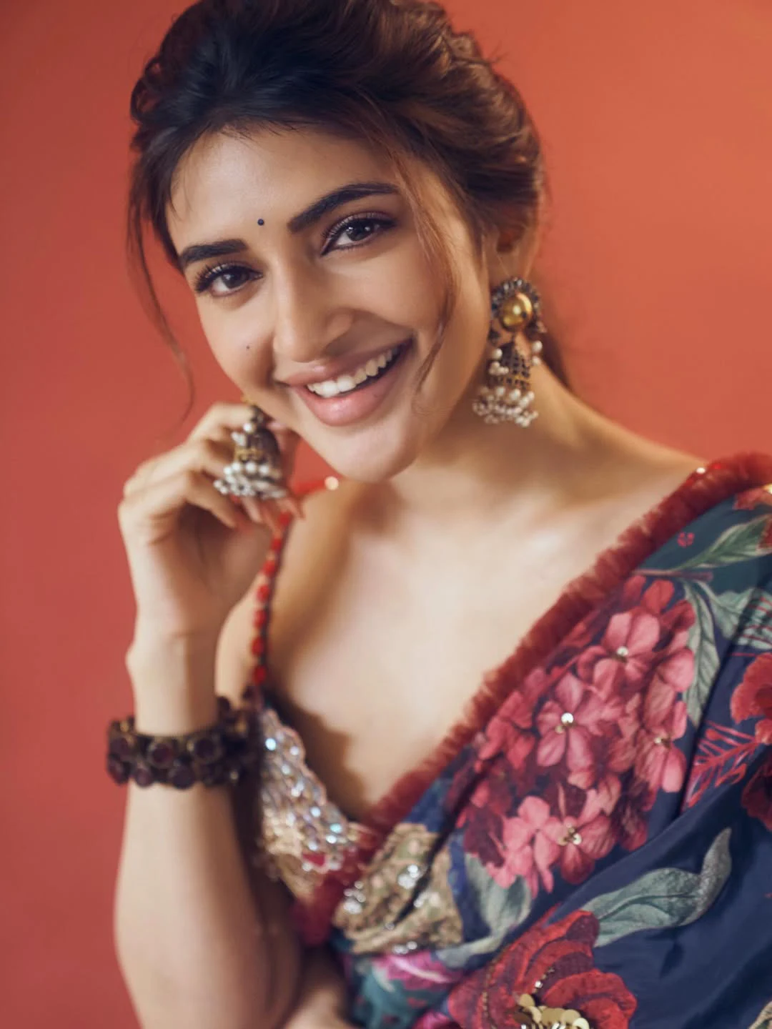 Sreeleela Cute Photos in Saree