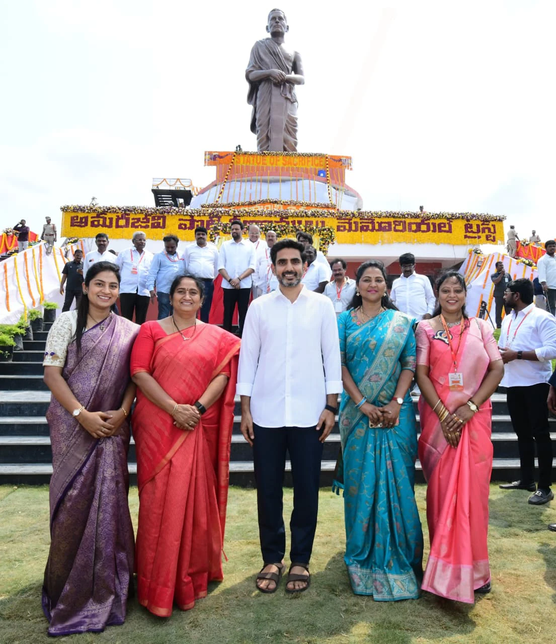 Amarajeevi Potti Sriramulu Statue Of Sacrifice Opening Ceremony in Amaravathi