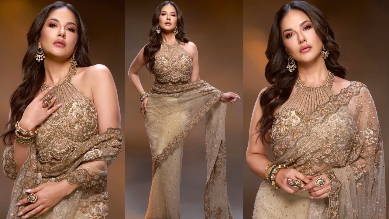 Sunny Leone: చీరలో బోల్డ్ బ్యూటీ సన్నీ లియోన్.. స్టన్నింగ్ ఫోటోలు వైరల్