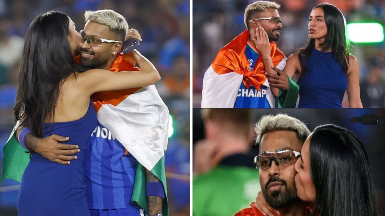 T20 World Cup 2026 : ముద్దులే.. ముద్దులు.. మైదానంలోనే హార్దిక్, మ‌హికా శ‌ర్మ‌.. టీ20 ప్ర‌పంచ‌క‌ప్ విజ‌యం త‌రువాత‌