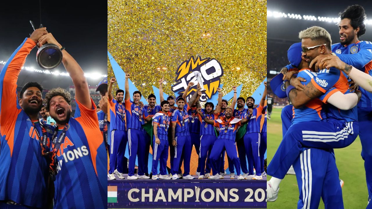 T20 World Cup : కప్పు గెలిచిన తర్వాత టీమ్ ఇండియా సెలబ్రేషన్స్.. ఫోటోలు చూశారా..?