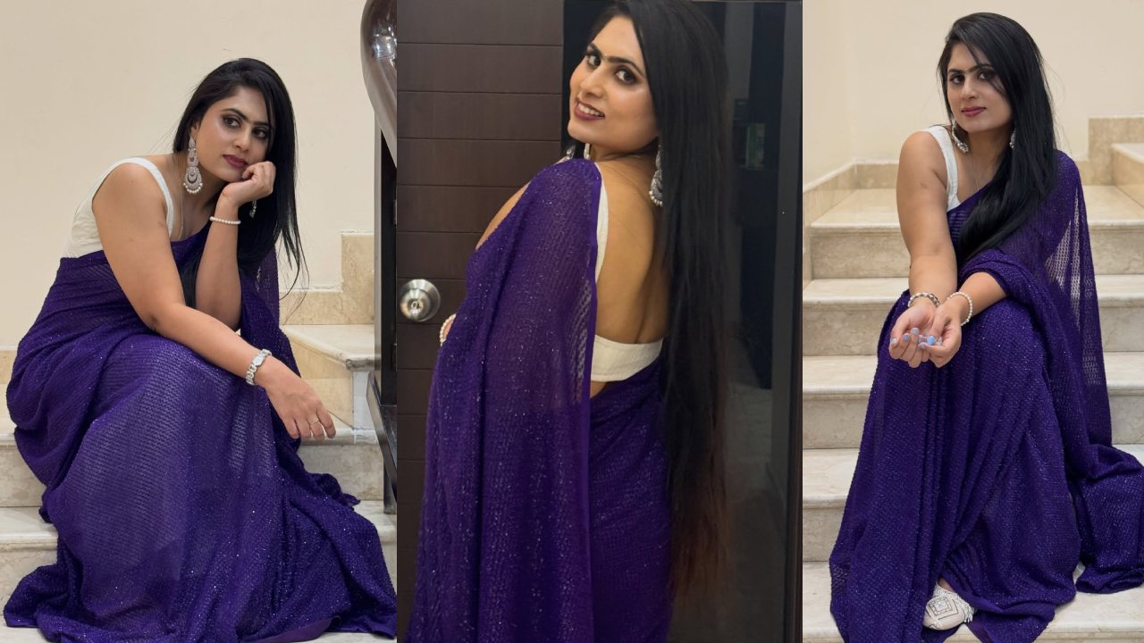 Tejaswini Vygha : చీరకట్టులో దిల్ రాజు భార్య తేజస్విని వ్యాఘ క్యూట్ పోజులు..