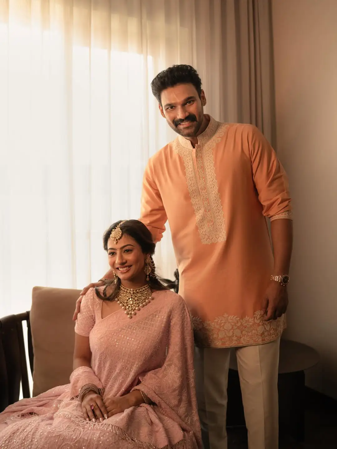 Tollywood hero bellamkonda sreenivas engagement photos