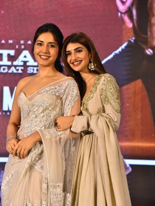 Sreeleela Raashii Khanna in Ustaad Bhagat Singh Promotions