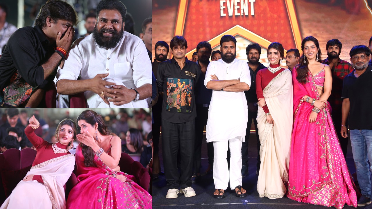 Ustaad Bhagat Singh : పవన్ కళ్యాణ్ ఉస్తాద్ భగత్ సింగ్ ప్రీ రిలీజ్ ఈవెంట్.. ఫొటోలు..