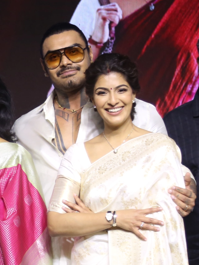 Varalaxmi Sarathkumar Attends Cinema Event with Husband Nicholai Sachdev