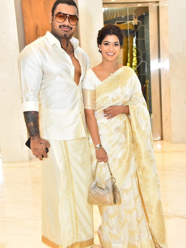 Varalaxmi Sarathkumar Attends Cinema Event with Husband Nicholai Sachdev
