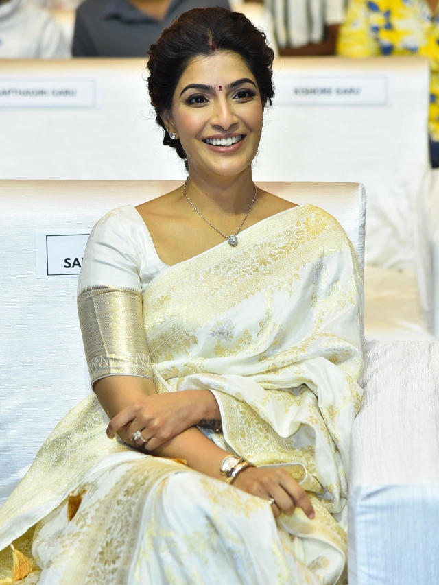 Varalaxmi Sarathkumar Attends Cinema Event with Husband Nicholai Sachdev
