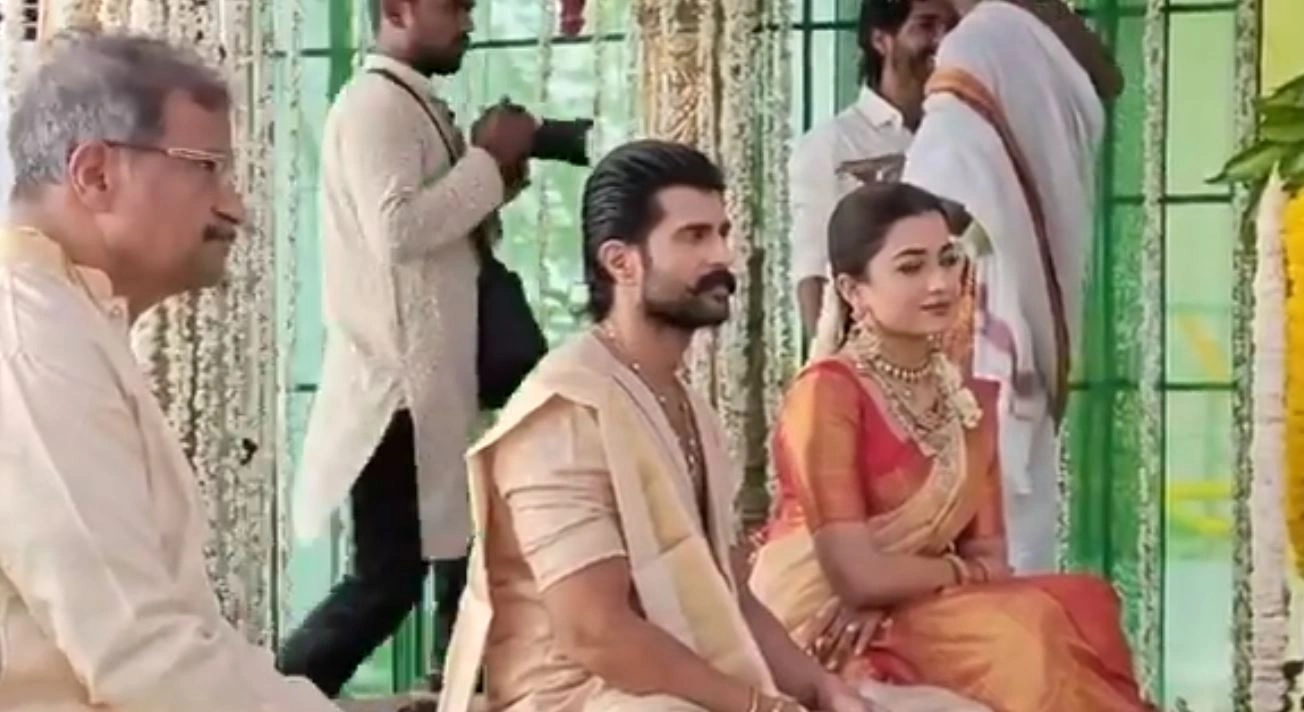 Vijay Deverakonda Rashmika Mandanna Satyanarayana Swami Vratham in Own Village
