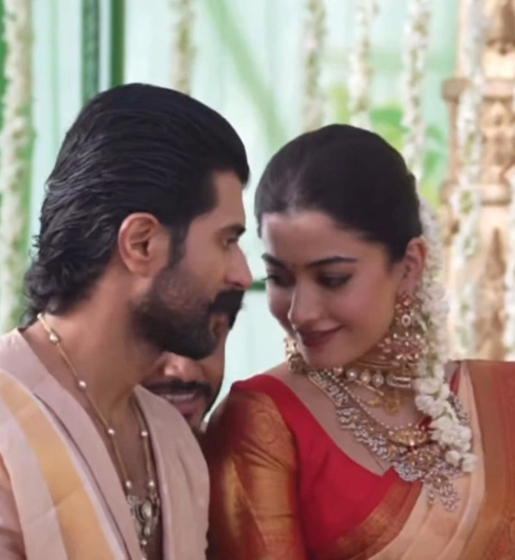 Vijay Deverakonda Rashmika Mandanna Satyanarayana Swami Vratham in Own Village