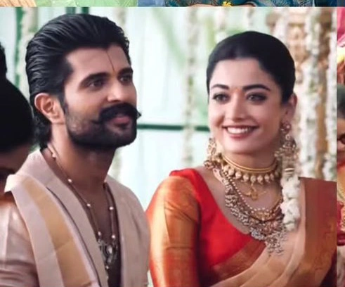 Vijay Deverakonda Rashmika Mandanna Satyanarayana Swami Vratham in Own Village