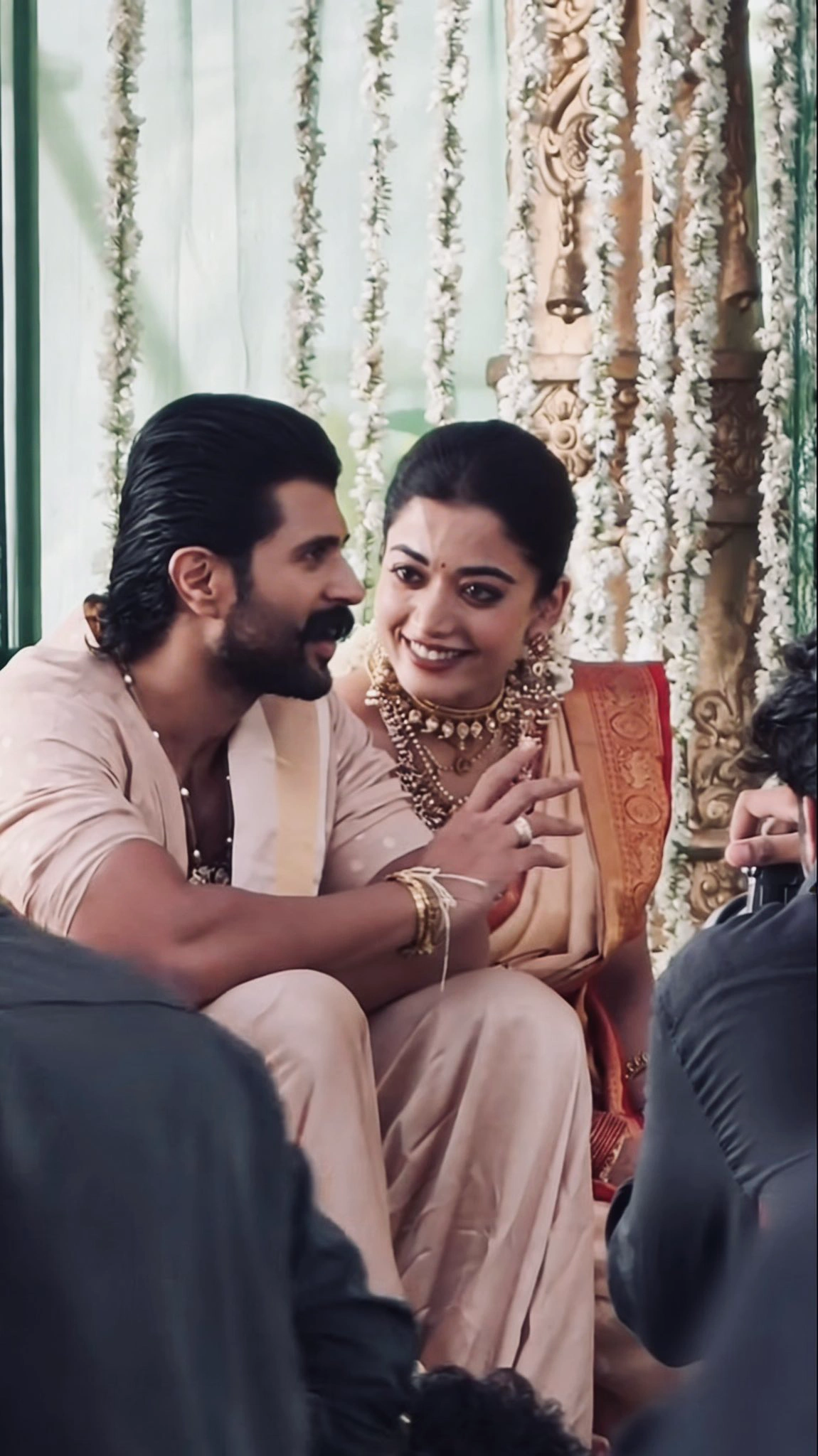 Vijay Deverakonda Rashmika Mandanna Satyanarayana Swami Vratham in Own Village