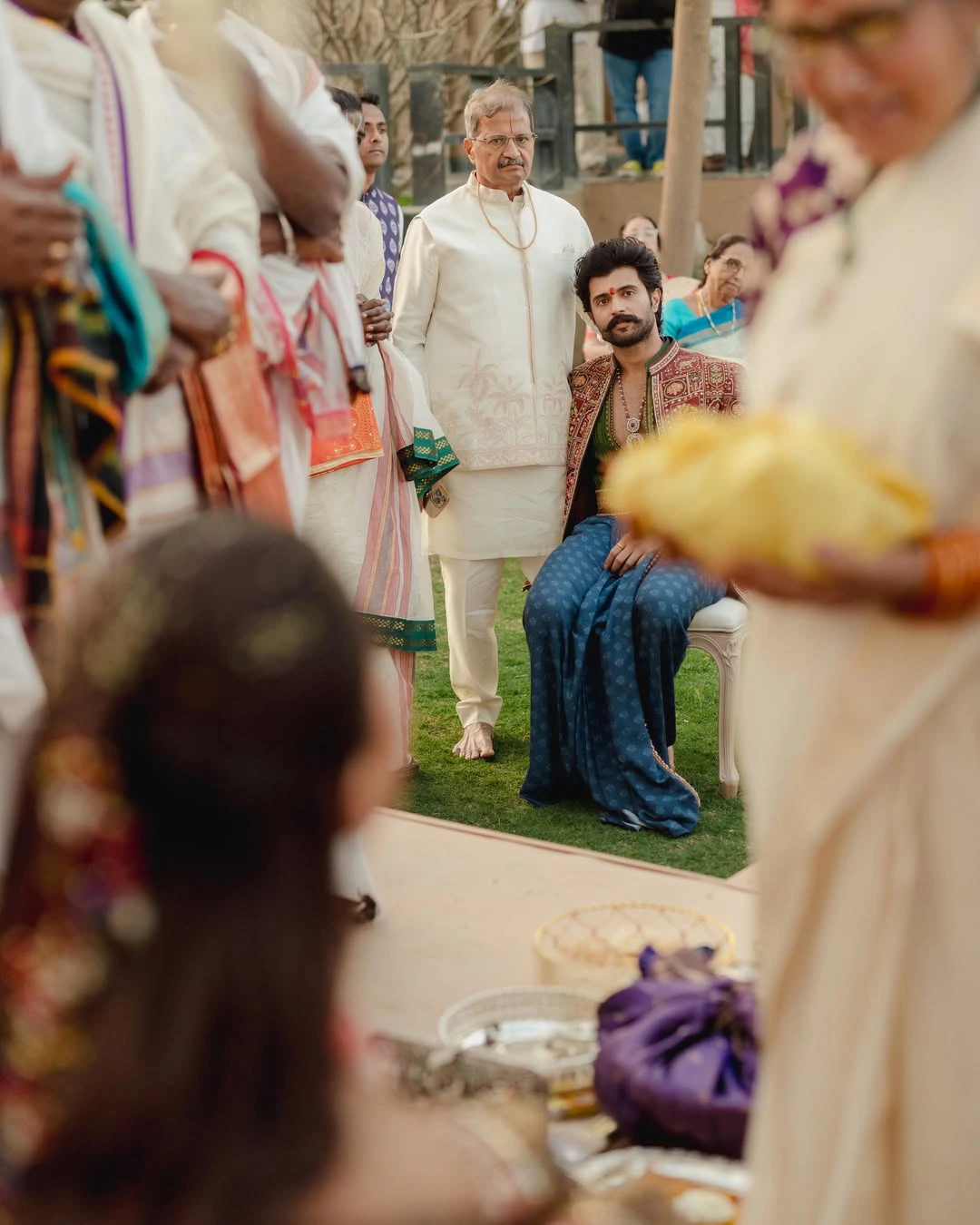 Vijay Deverakonda Rashmika Mandanna Pradhanam and Mehendi Celebrations