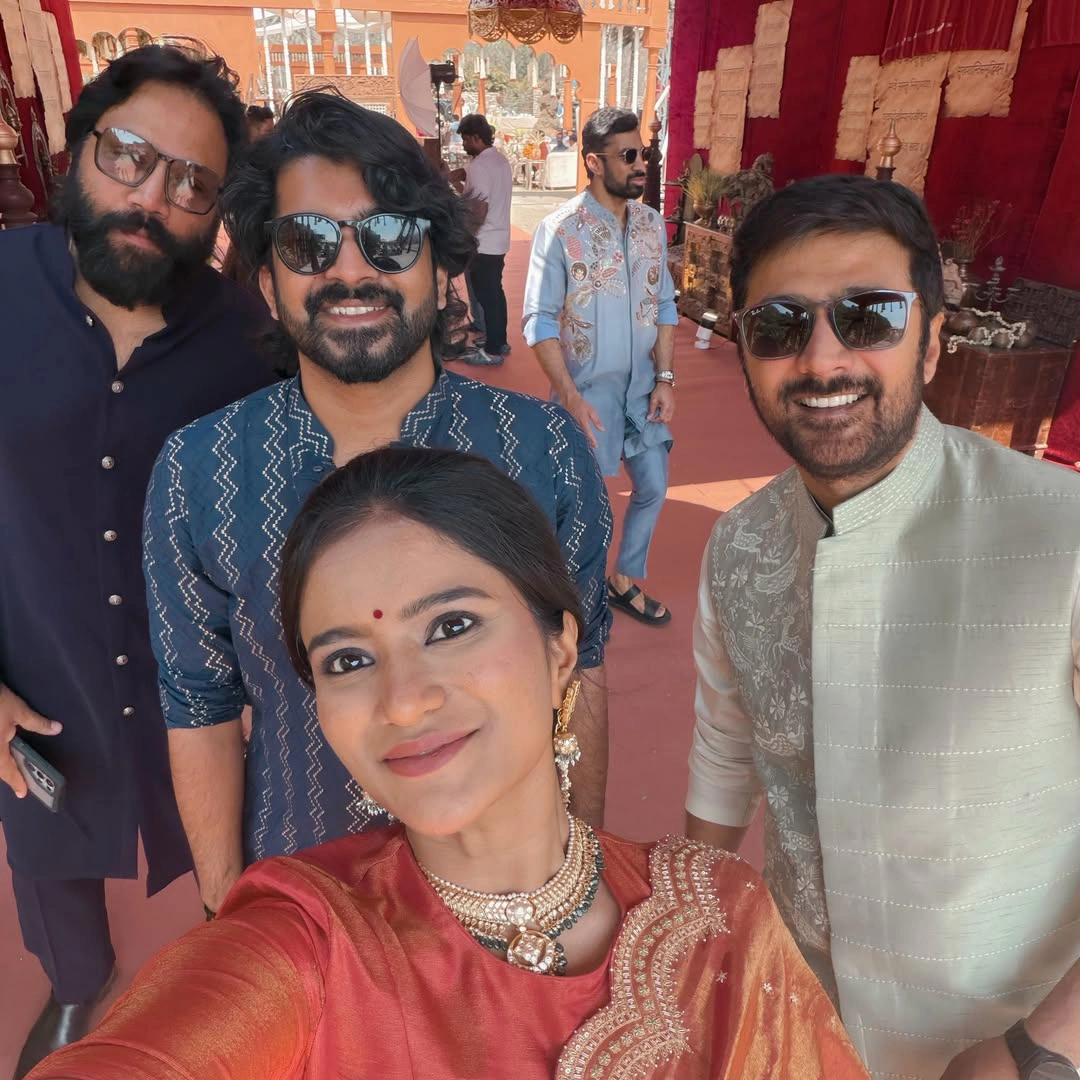 Tollywood Directors enjoying in Vijay Rashmika Marriage at Udaipur