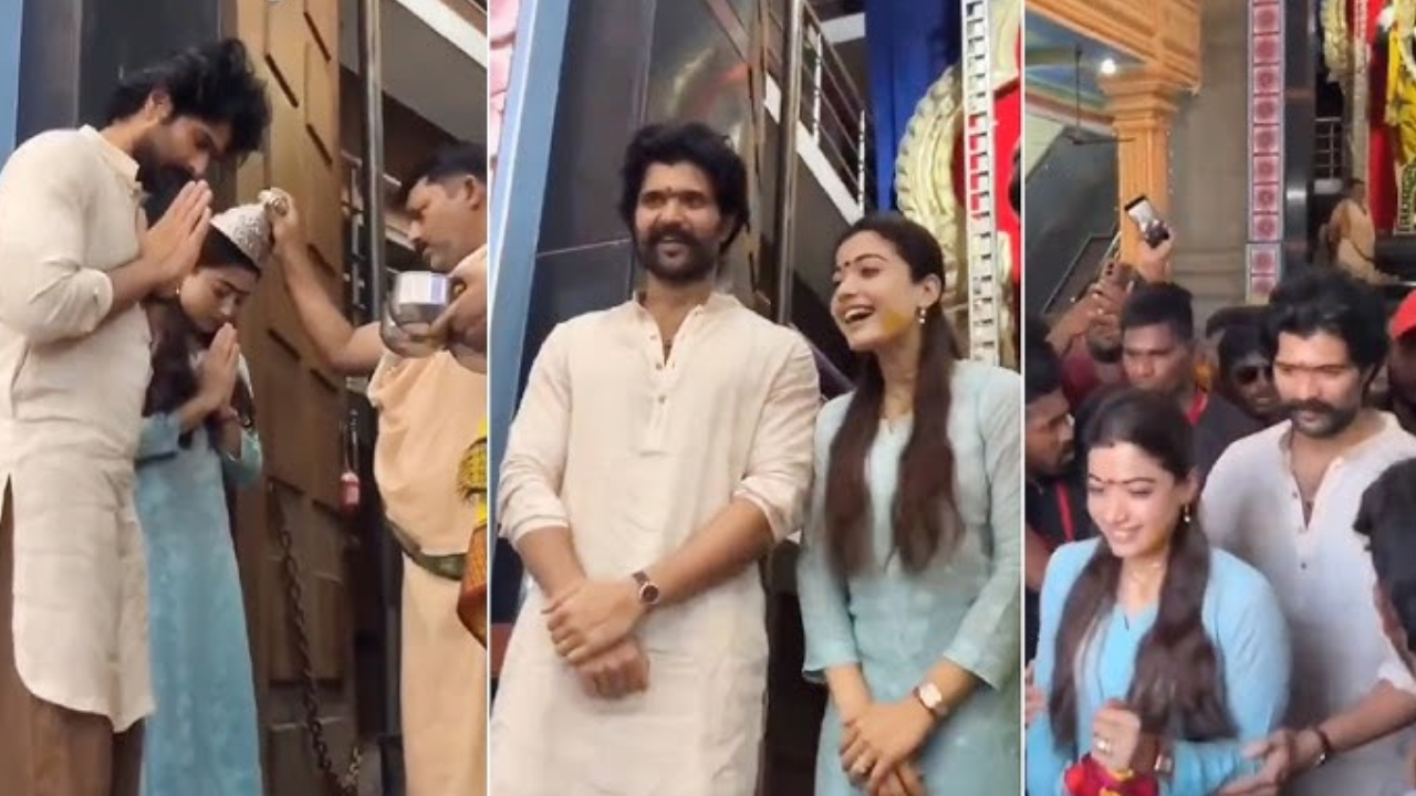 Vijay-Rashmika: అనంతపురంలో ‘విజయ్- రష్మిక’ సందడి.. ఆంజనేయస్వామి ఆలయంలో ప్రత్యేక పూజలు