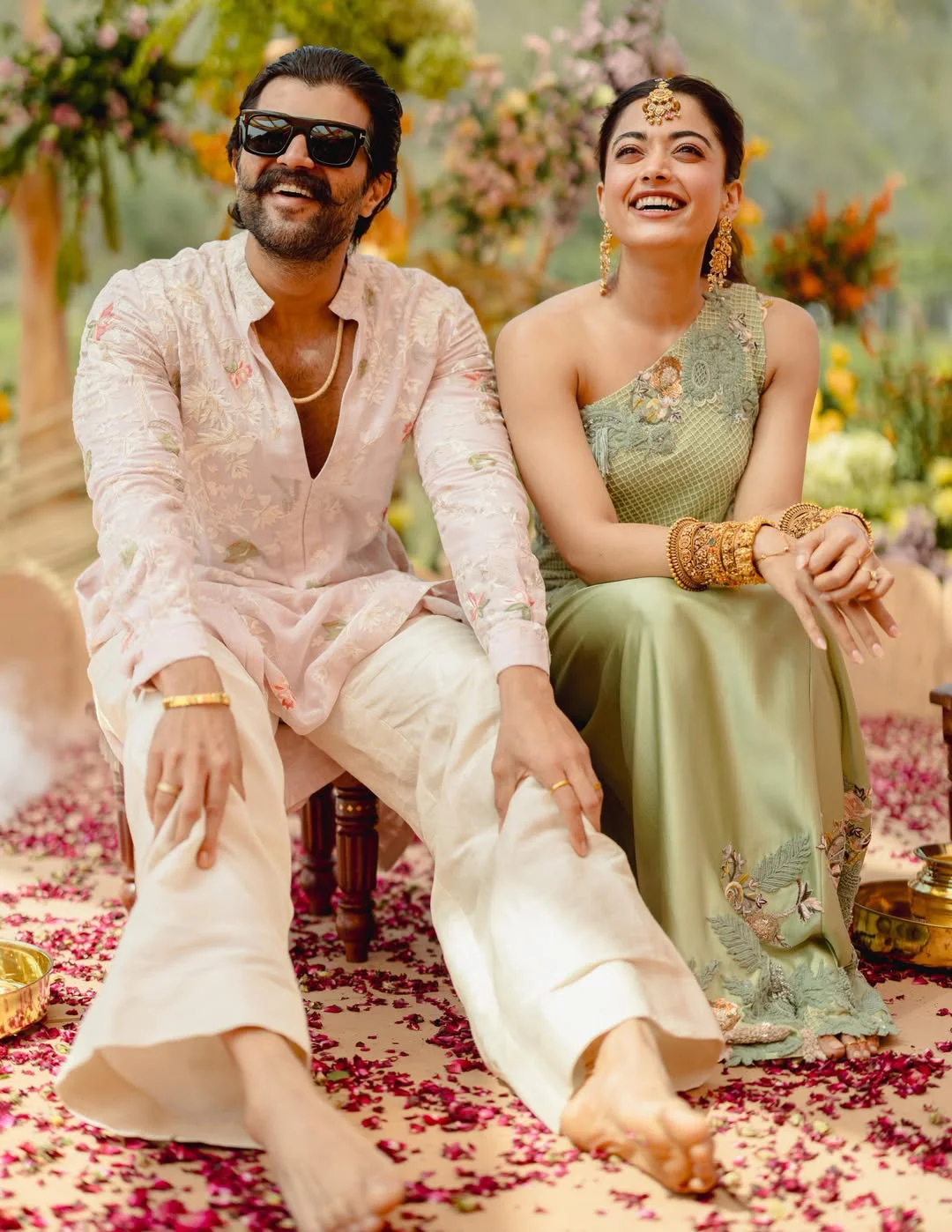 Virosh Vijay Deverakonda Rashmika Mandanna Haldi Ceremony