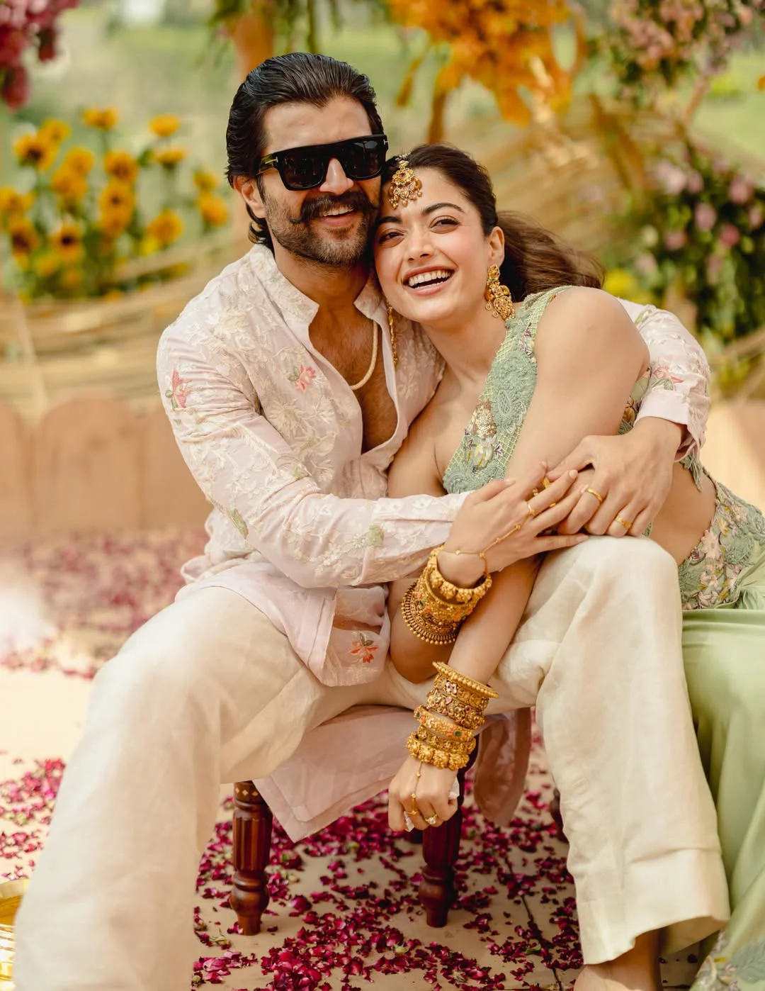 Virosh Vijay Deverakonda Rashmika Mandanna Haldi Ceremony