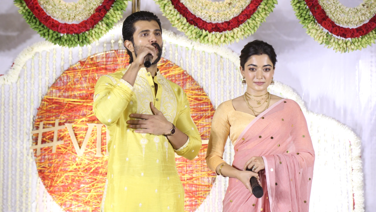 Vijay Deverakonda Rashmika Mandanna Media Meet