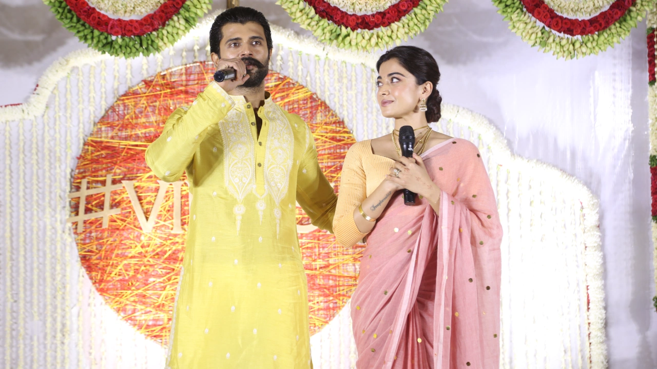 Vijay Deverakonda Rashmika Mandanna Media Meet
