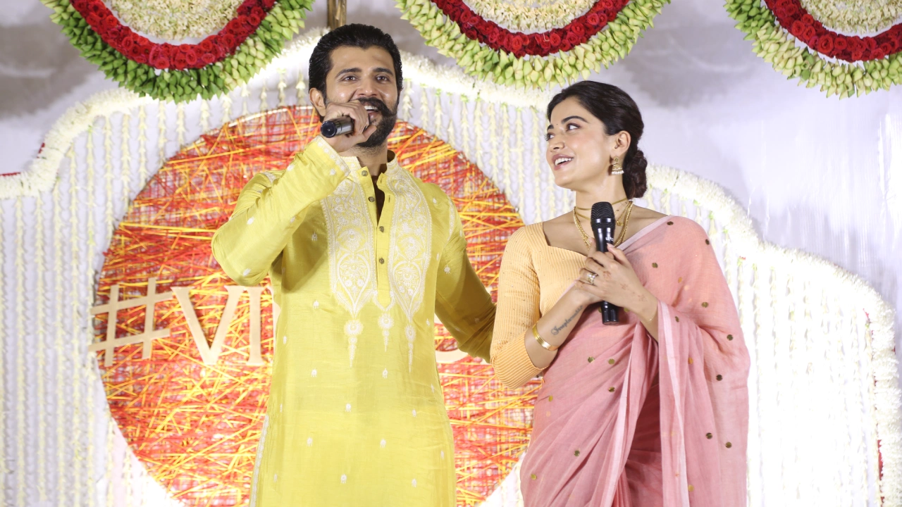 Vijay Deverakonda Rashmika Mandanna Media Meet