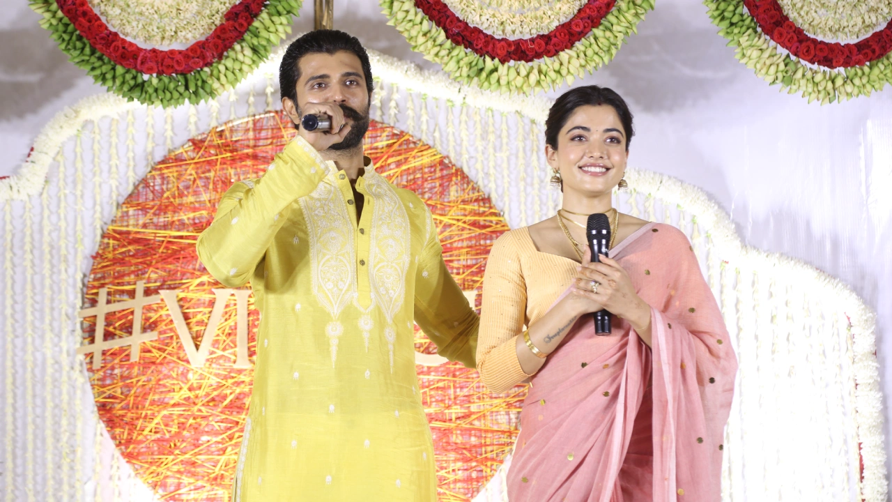 Vijay Deverakonda Rashmika Mandanna Media Meet