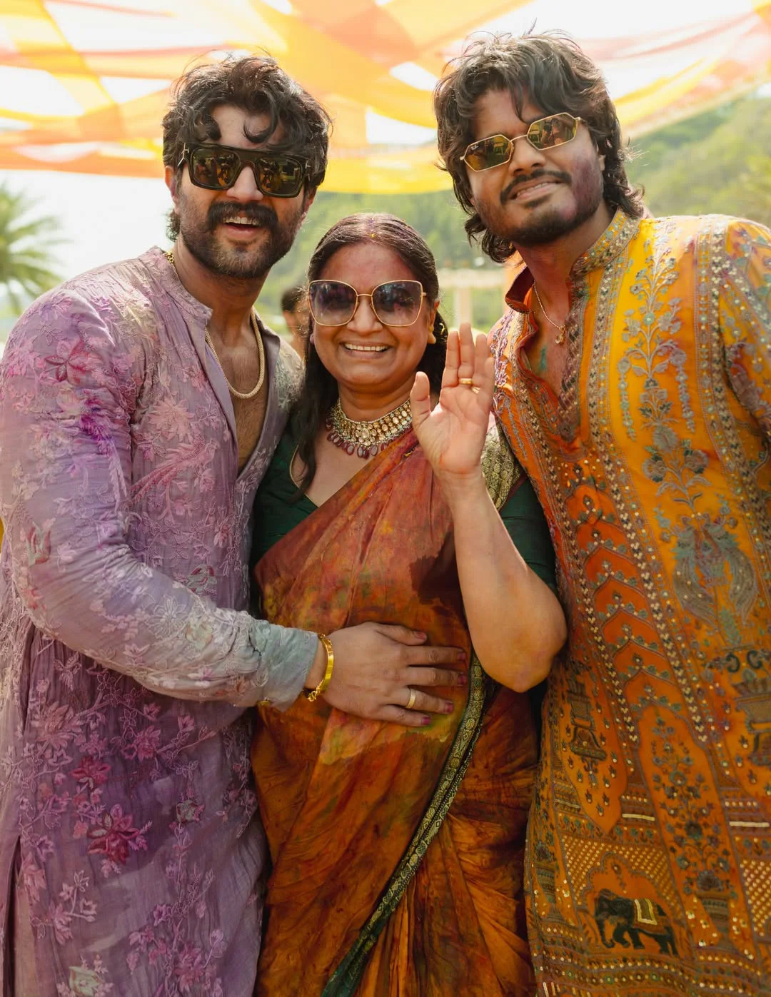 Virosh Vijay Deverakonda Rashmika Mandanna Haldi Ceremony