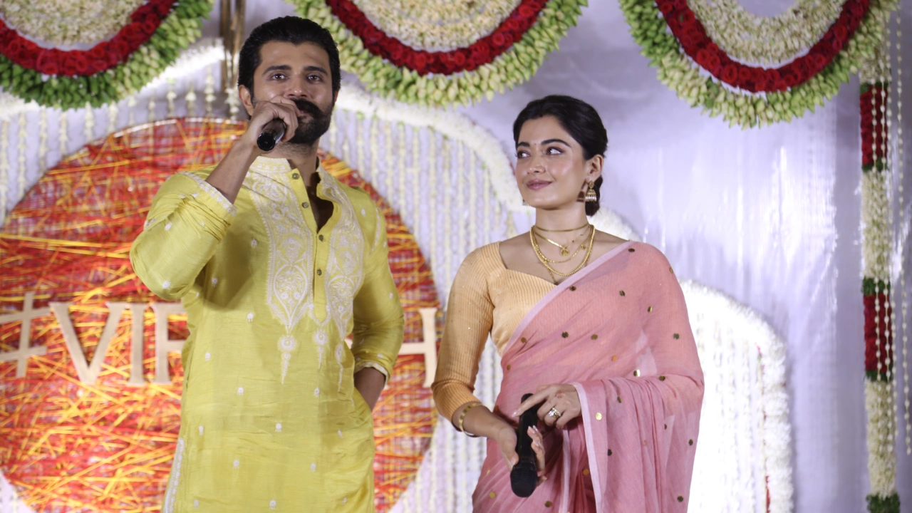 Vijay Deverakonda Rashmika Mandanna Media Meet