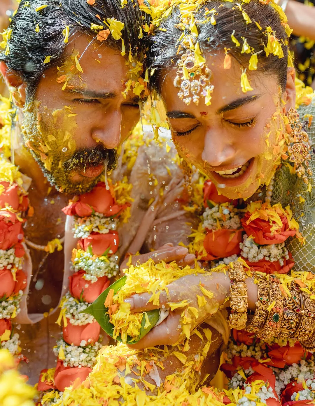 Virosh Vijay Deverakonda Rashmika Mandanna Haldi Ceremony