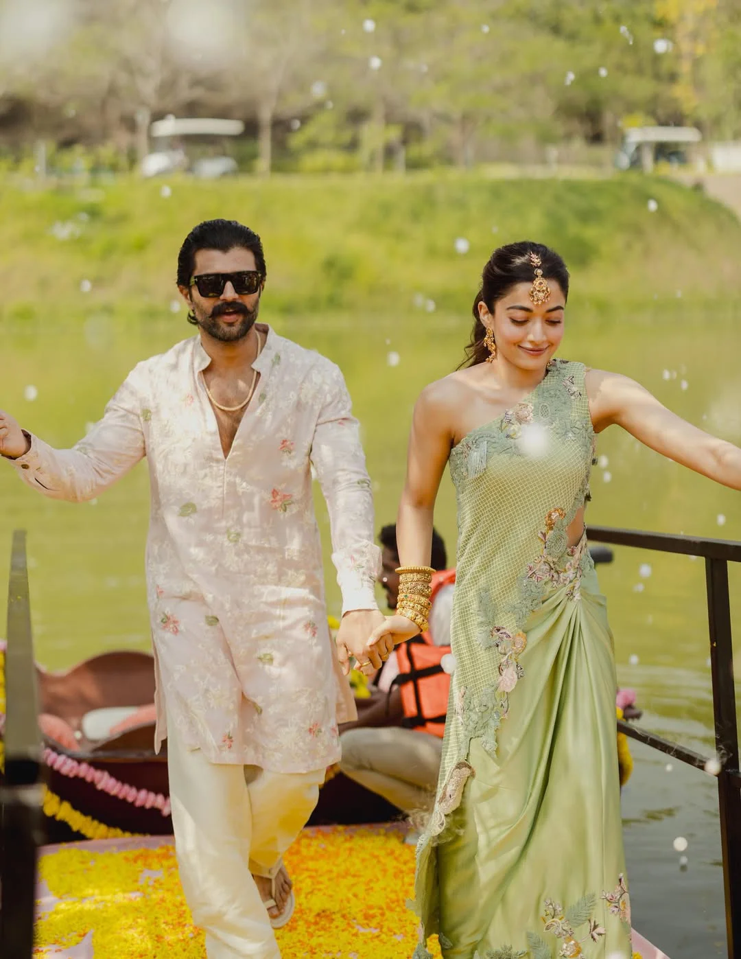 Virosh Vijay Deverakonda Rashmika Mandanna Haldi Ceremony