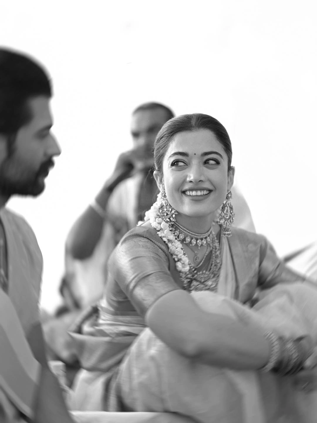 Vijay Deverakonda Rashmika Mandanna Satyanarayana Swamy Pooja Ceremony