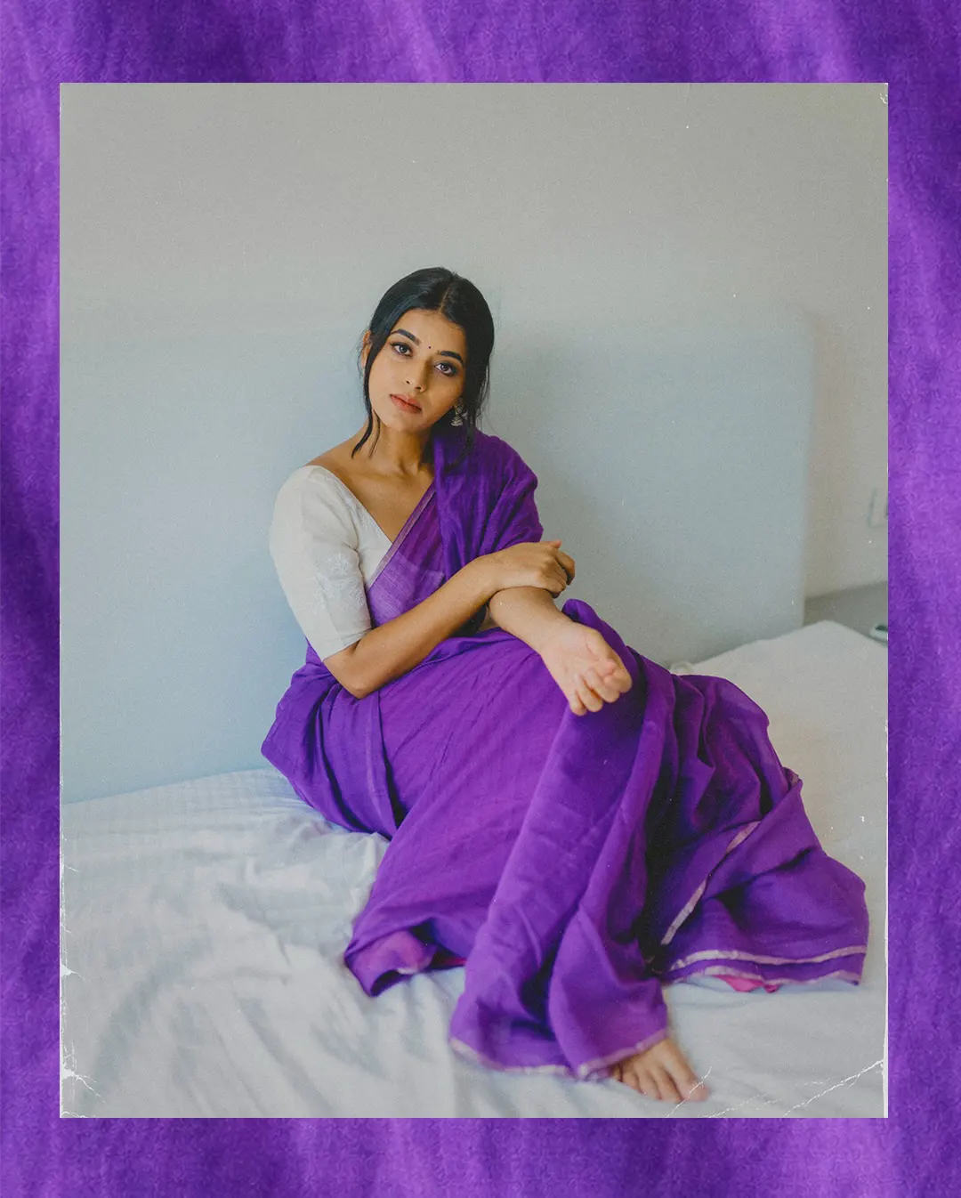 Yamini Bhaskar Cute Looks in Saree