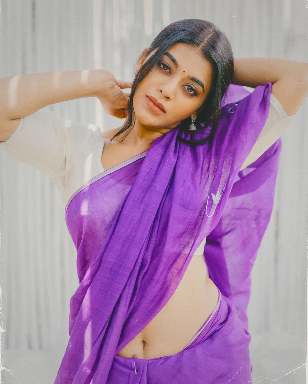 Yamini Bhaskar Cute Looks in Saree